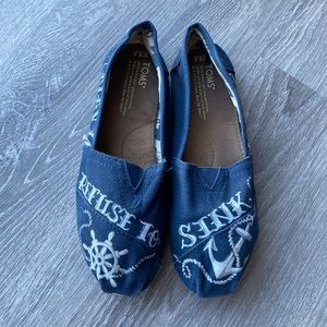 Toms “Navy Wife” Custom Shoes